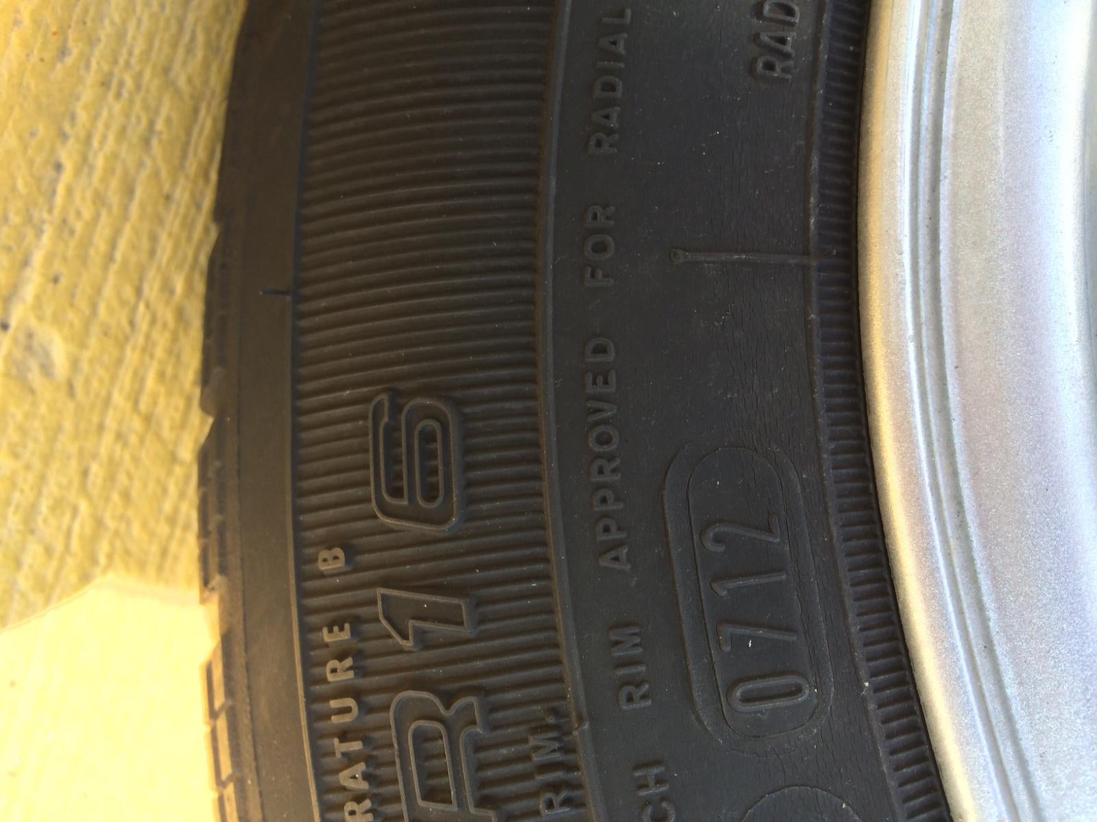 Tire Sidewall Cracking Chart